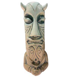 Den Of Sin Beachcomber Glaze Devil Maori Tiki Mug Doug Horne Eekum Bookum 19/100